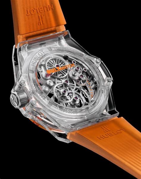 bracelet interchangeable hublot|Hublot tourbillon crystal.